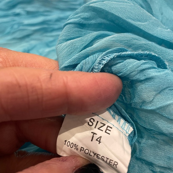 Beautiful turquoise wrap blouse from Sandro - Picture 6 of 6